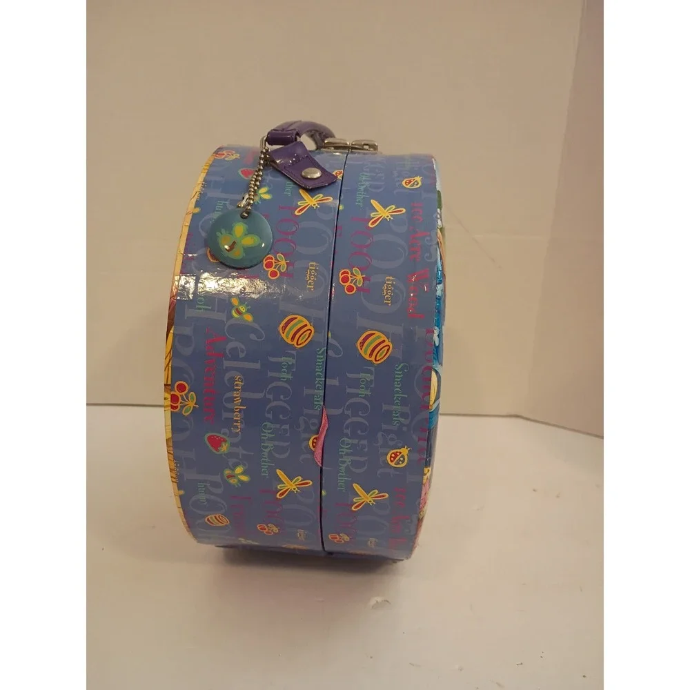 Disney Winnie the Pooh Tigger Piglet Round Storage Case Tri-Coastal Design Box
